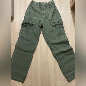 Forest green cargo pants